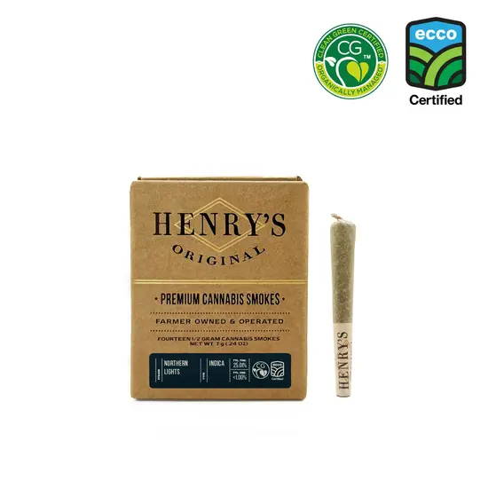 Henry's Original - Northern Lights - Pre-Roll Pack - Weed Delivery in Los Angeles