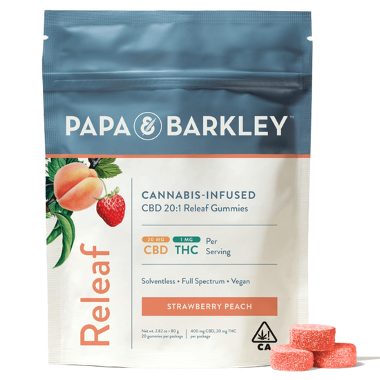 Papa & Barkley - 20:1 Strawberry Peach - Gummies