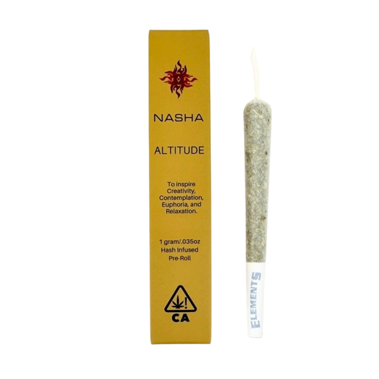 Nasha - Altitude (SH) Hash-Infused Single Pre-Roll (1 Gram) - For Weed Delivery in LA