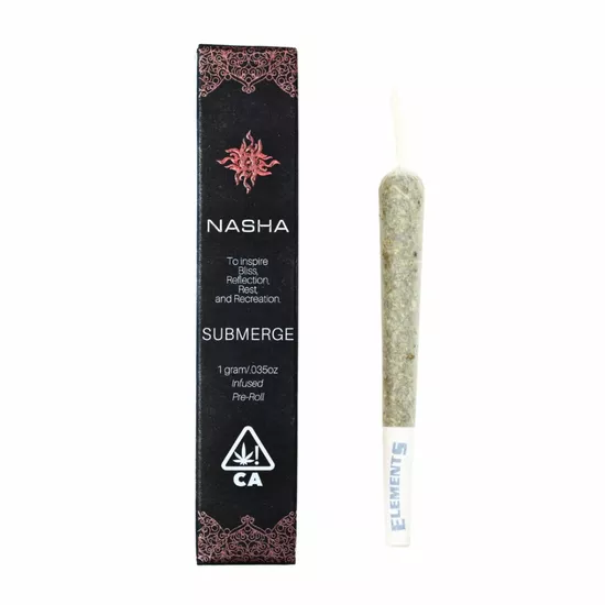 nasha submerge pre-roll infused - weed delivery in los angeles