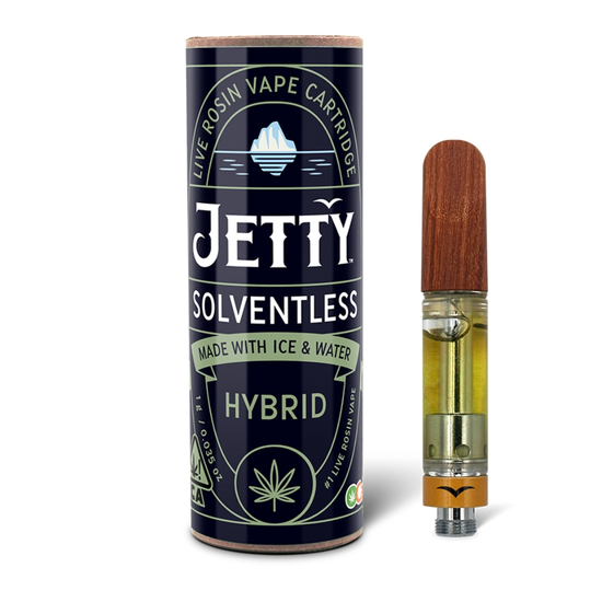 Jetty Extracts hybrid Solventless THC Vape 1 Gram Cartridge - weed delivery