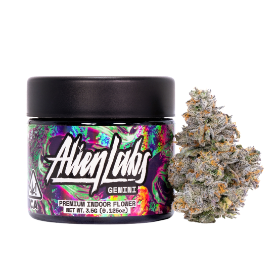 alien labs - gemini - 3.5g - indica hybrid - cannabis delivery in los angeles