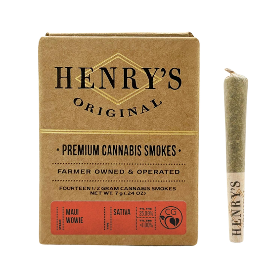 Henry's Original - Maui Wowie - Pre-Roll Pack - Weed Delivery in Los Angeles