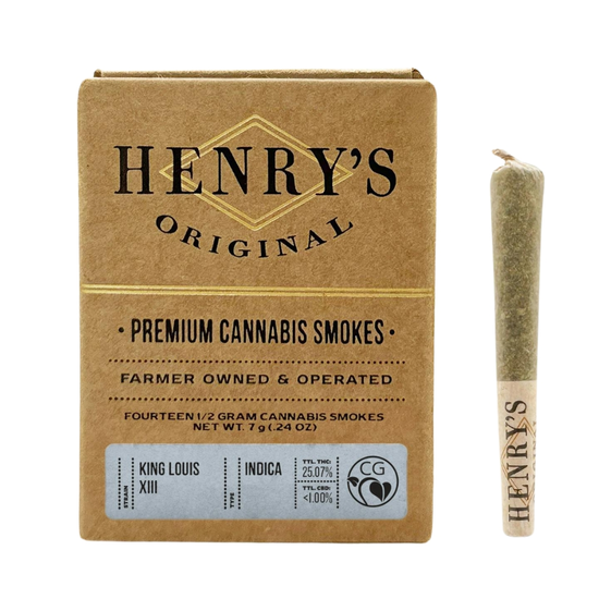 Henry's Original - King Louis XIII - Pre-Roll Pack - Weed Delivery in Los Angeles