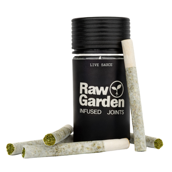 Raw Garden | Raspberry Haze | Infused Joints | 5pk | HERB