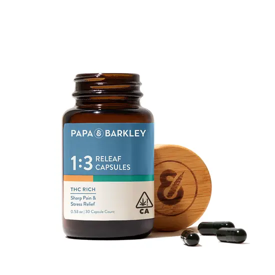 Papa & Barkley | 1:3 THC Rich Capsules | 30ct | HERB