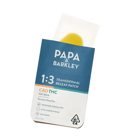 Papa & Barkley | THC Rich Patch 1:3 | 12hr Relief | HERB
