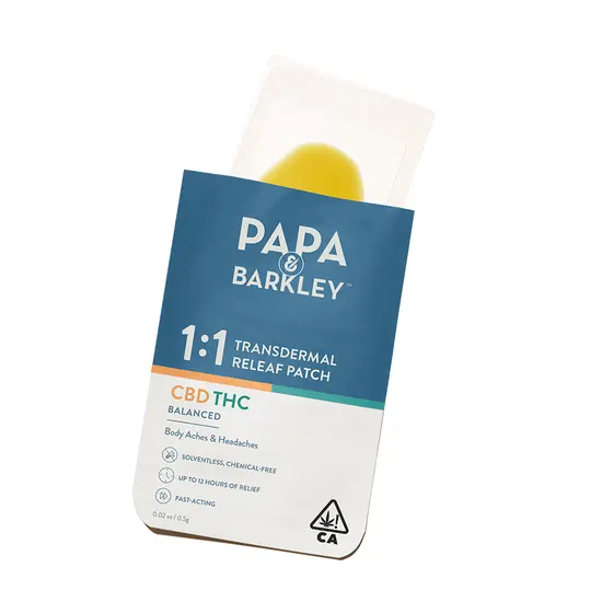 Papa & Barkley | 1:1 Balanced Releaf Patch | 12hr | HERB