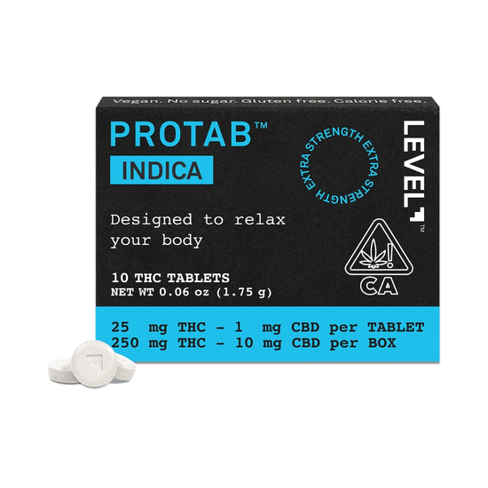 LEVEL | Protab 100 Indica | Single Tablet | 100mg | HERB