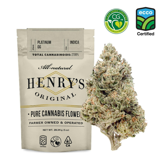 Henry's Original | Platinum OG | Big Buds | 28g | HERB