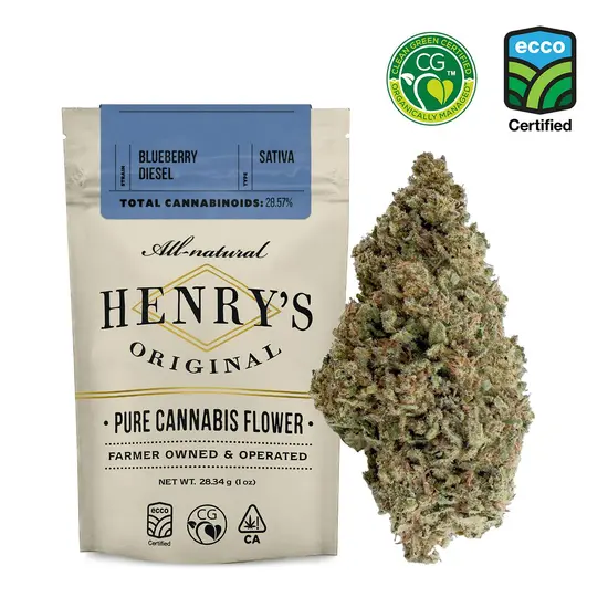Henry's Original | Blueberry Diesel | Big Buds | 28g | HERB