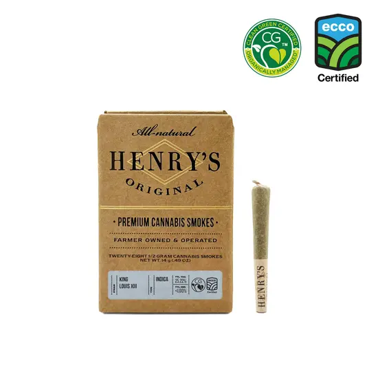 Henry’s Original | King Louis XIII | Pre-Roll 28pk | HERB